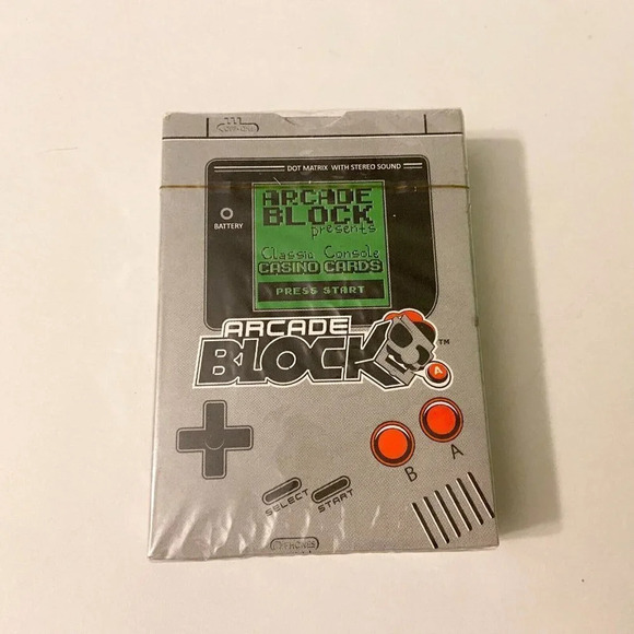 Lot of 2 Horror  Block and Arcade Block Console Casino Playing Cards - Picture 4 of 12